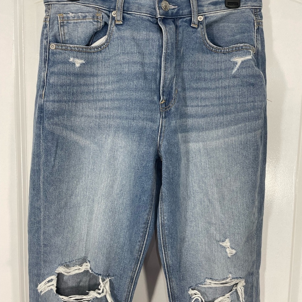 American Eagle Womens Distressed Blue Jeans (Inseam 26)Size 6 Short CB-H - Picture 2 of 6